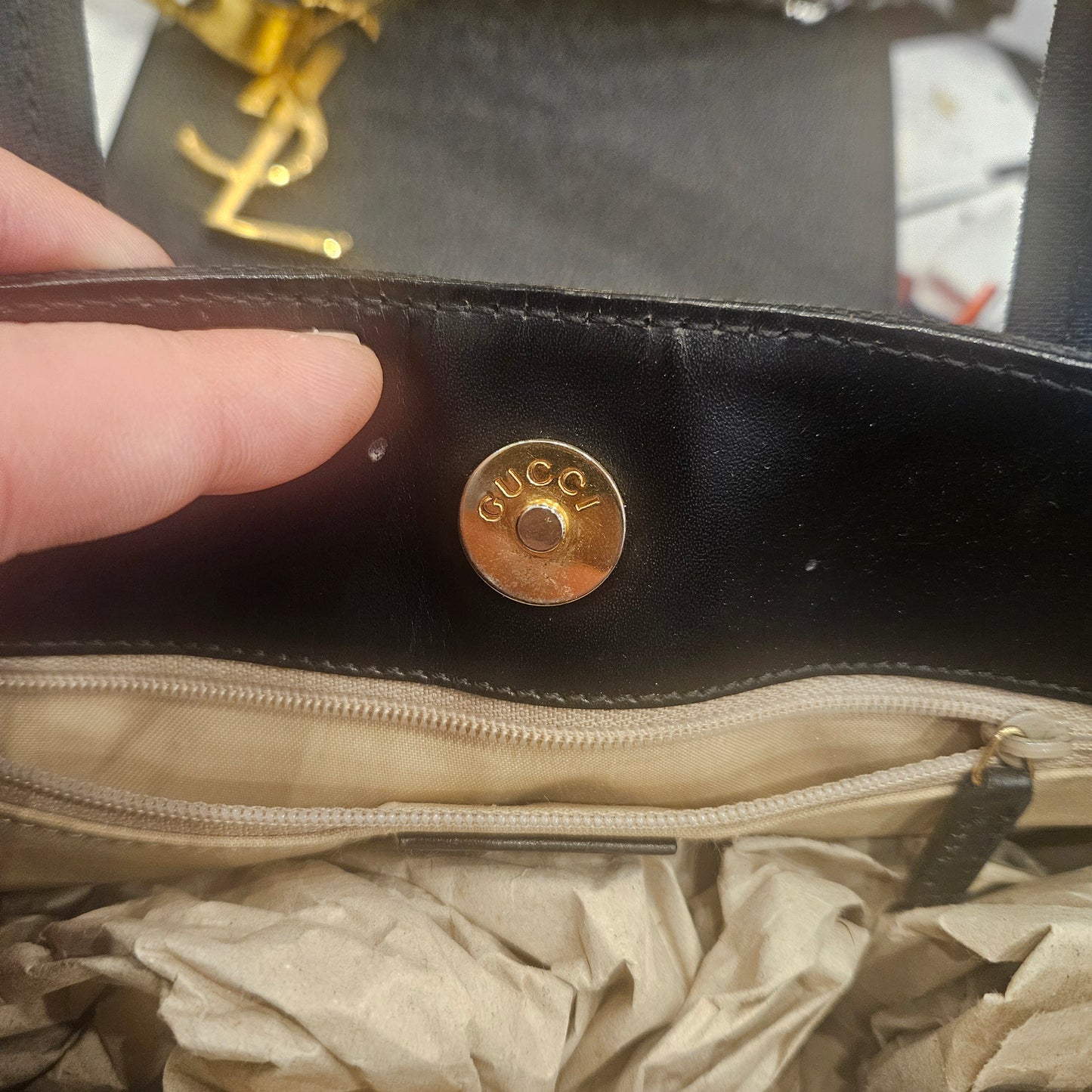 Borsetta in tela Gucci vintage