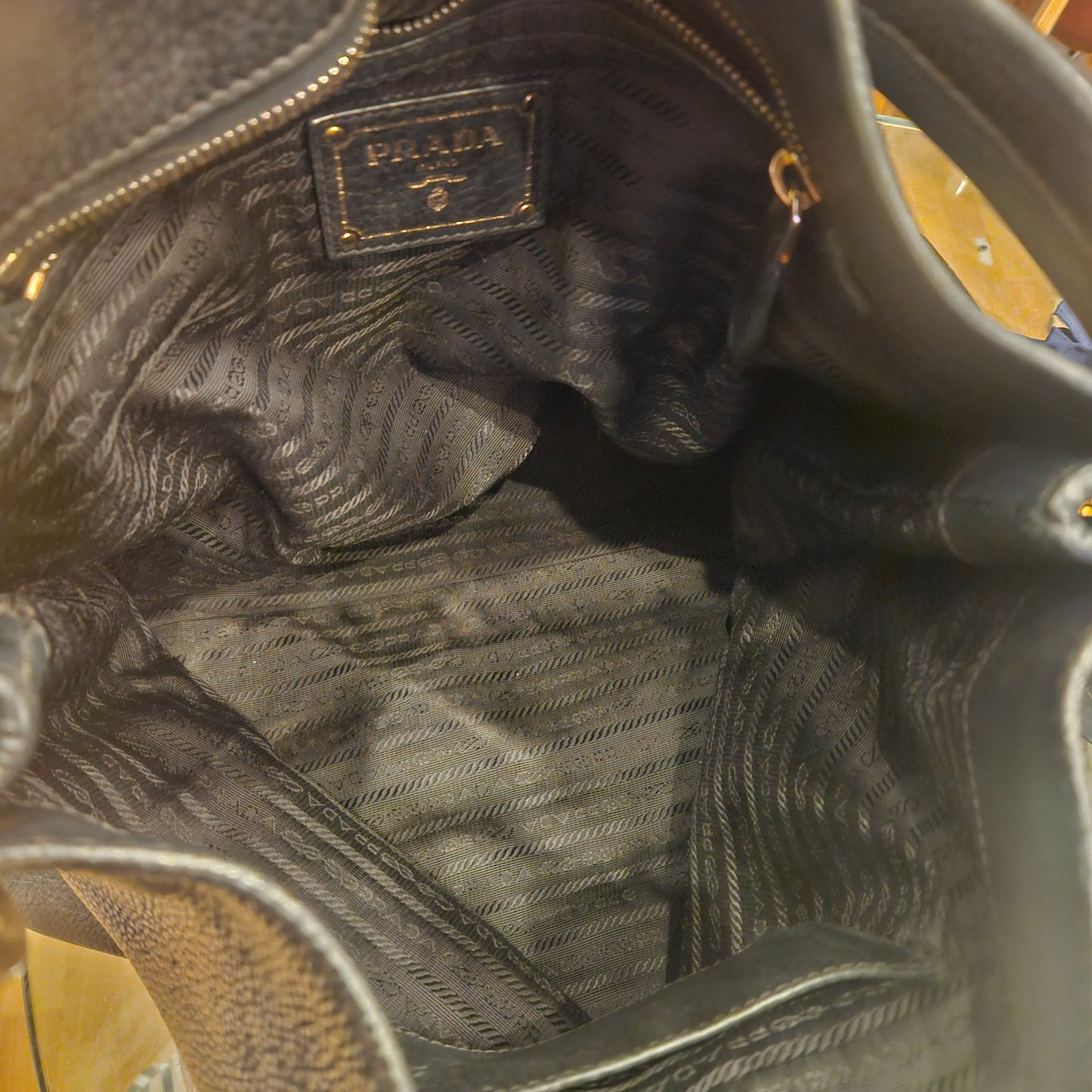 Prada hobo in pelle di vitello Phenix