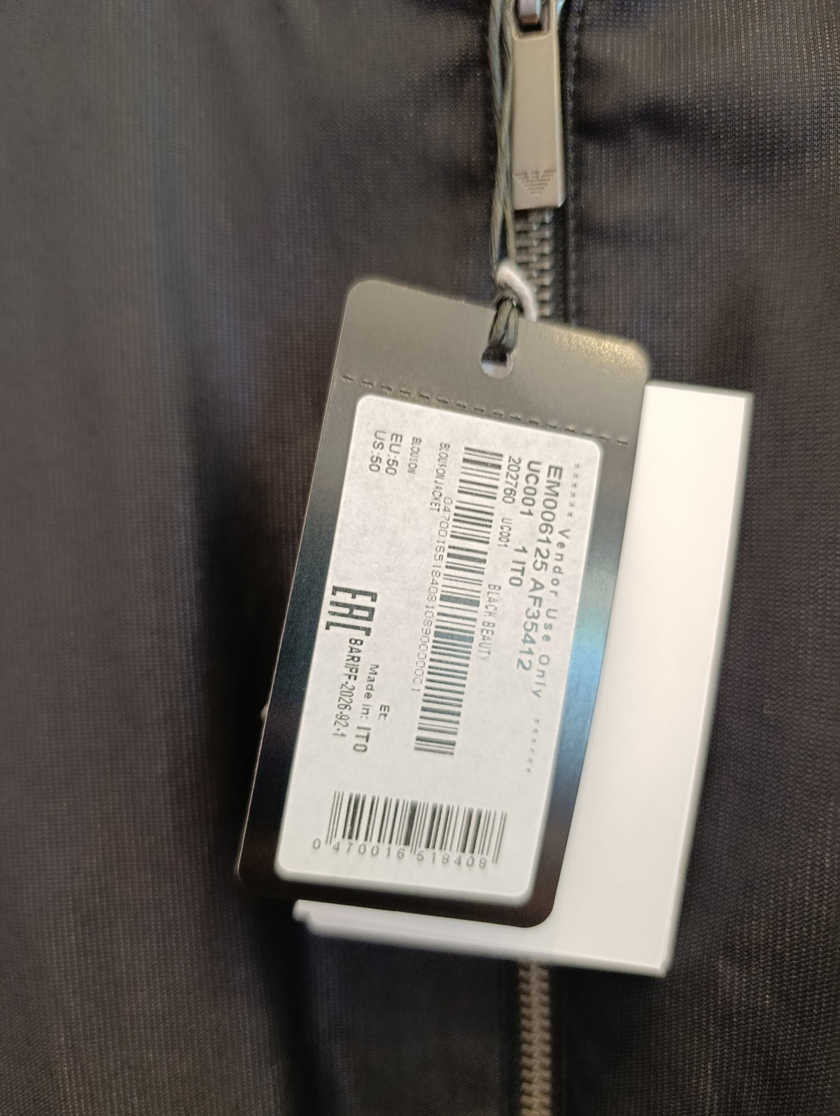 Giacca emporio Armani tg 50 nuova con cartellino