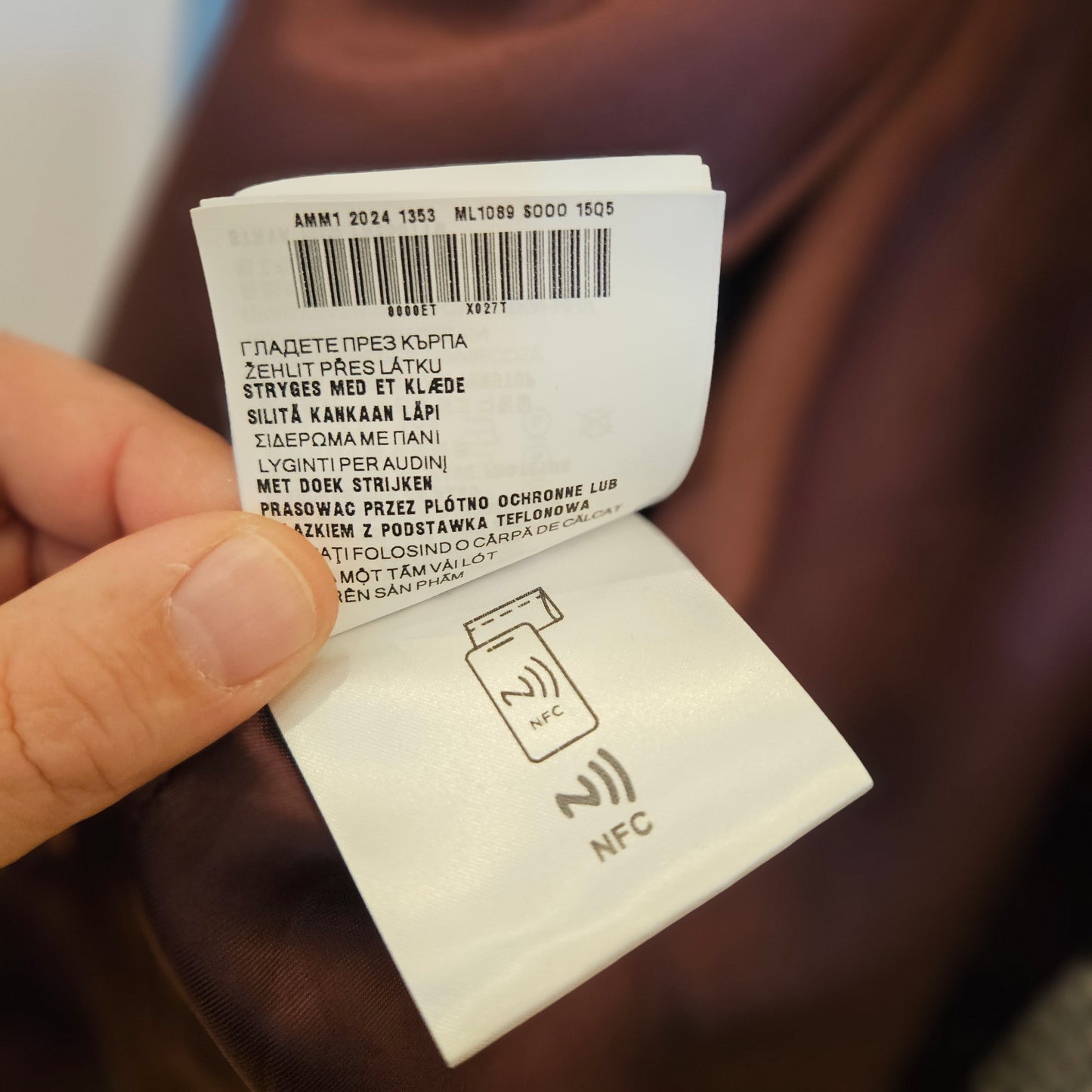Giacca Miu Miu Gingham Check Blouson tg 40 over