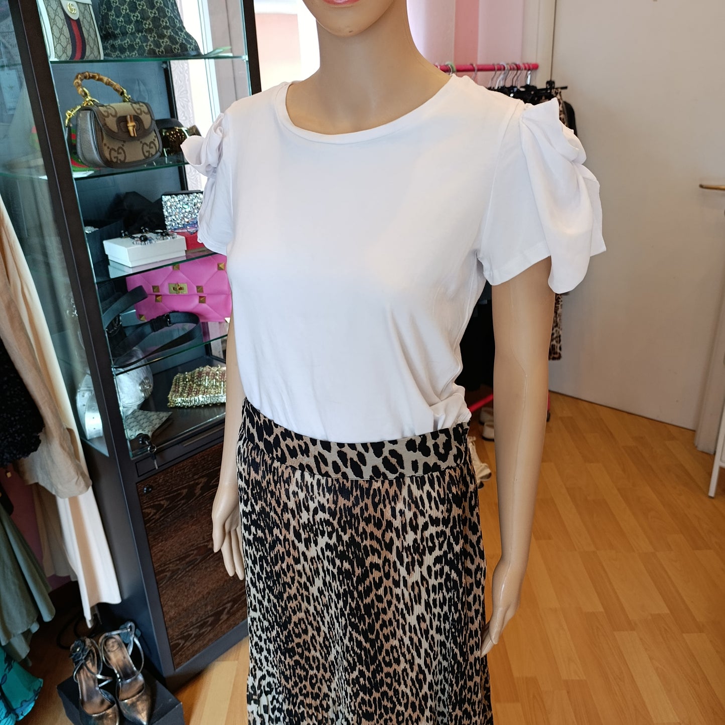 Gonna ganni leopardata tg s