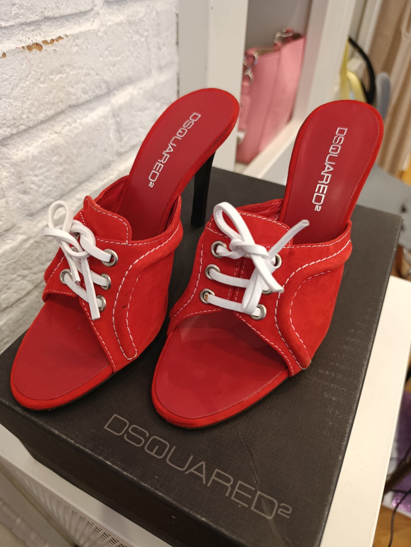 Tacchi dsquared2 n37 rosse
