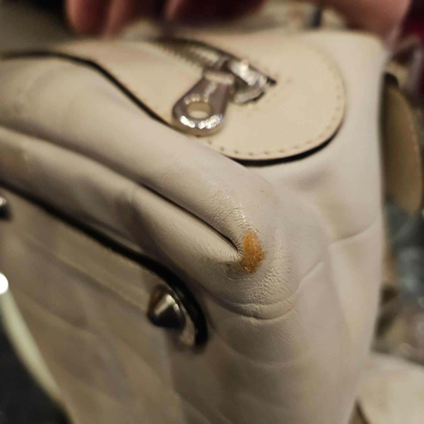 Borsa Chloé white avory